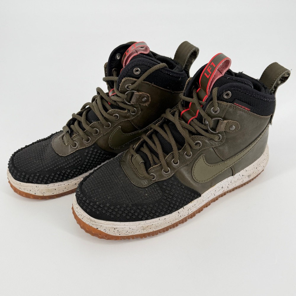Nike Lunar Force 1 Duckboot Dark Loden Green Black High Top 9.5 - Picture 2 of 9
